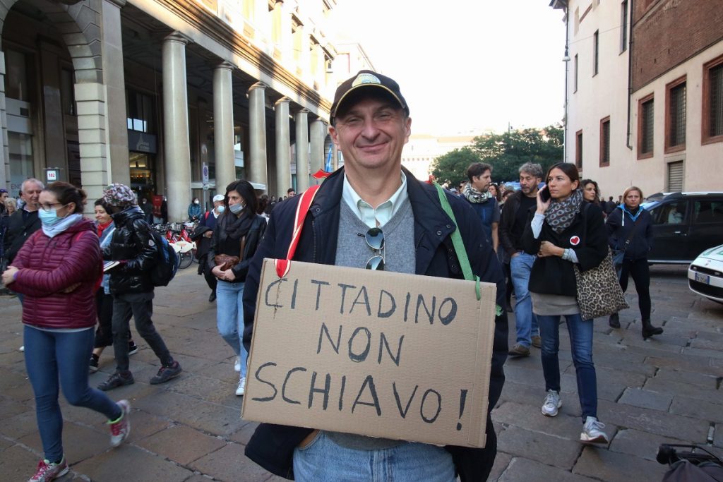 manifestazione no green pass