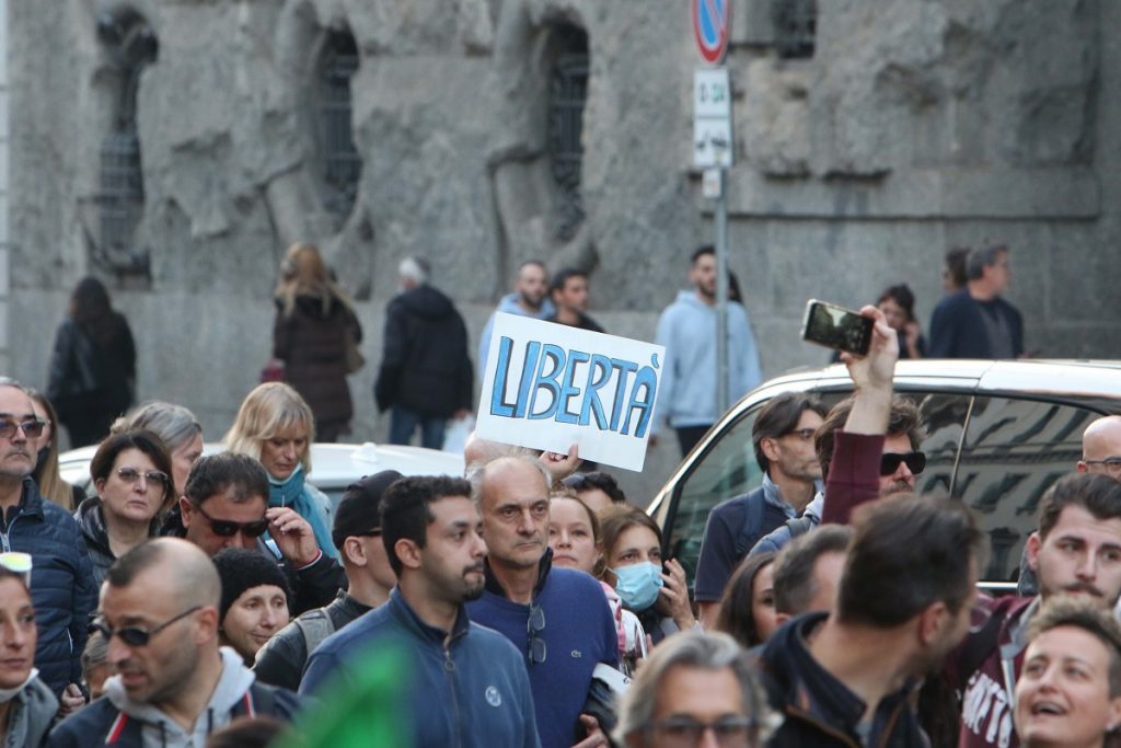 manifestazione no green pass