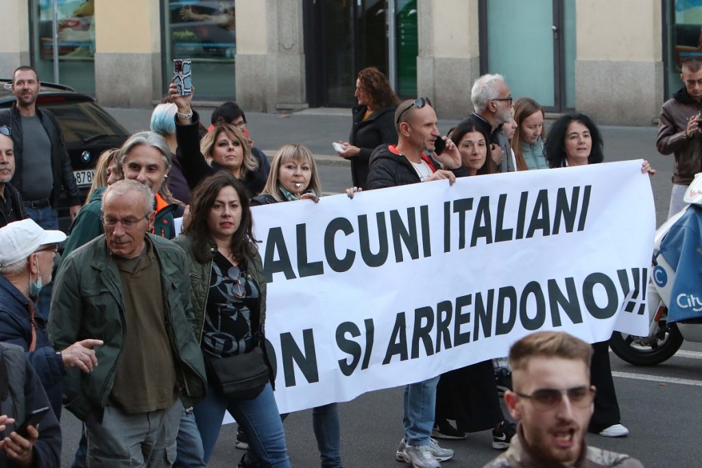 manifestazione no green pass