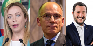 Meloni-Letta-Salvini