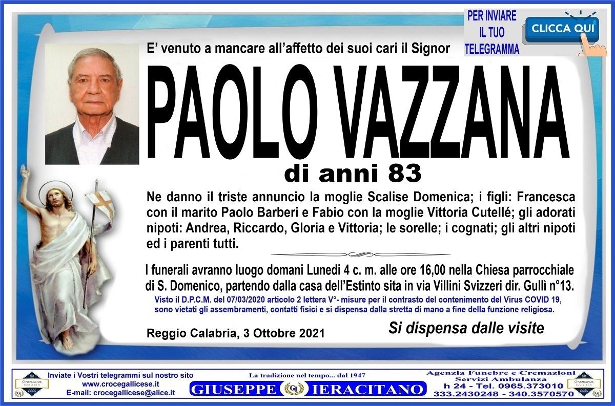 PAOLO VAZZANA