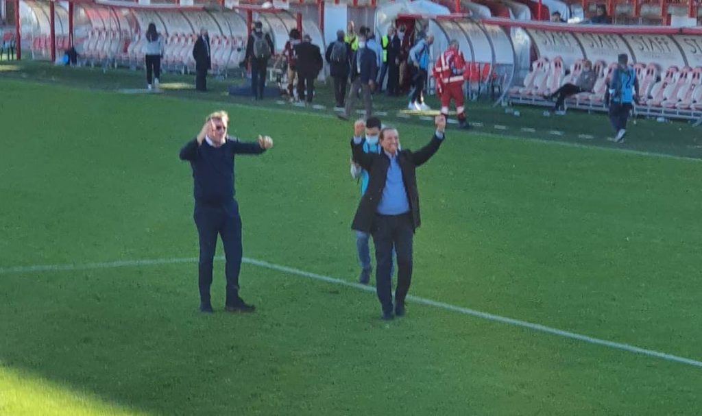 Vicenza-Reggina Taibi e De Lillo sotto il settore ospiti