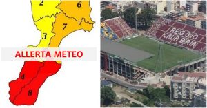allerta meteo reggio calabria stadio granillo