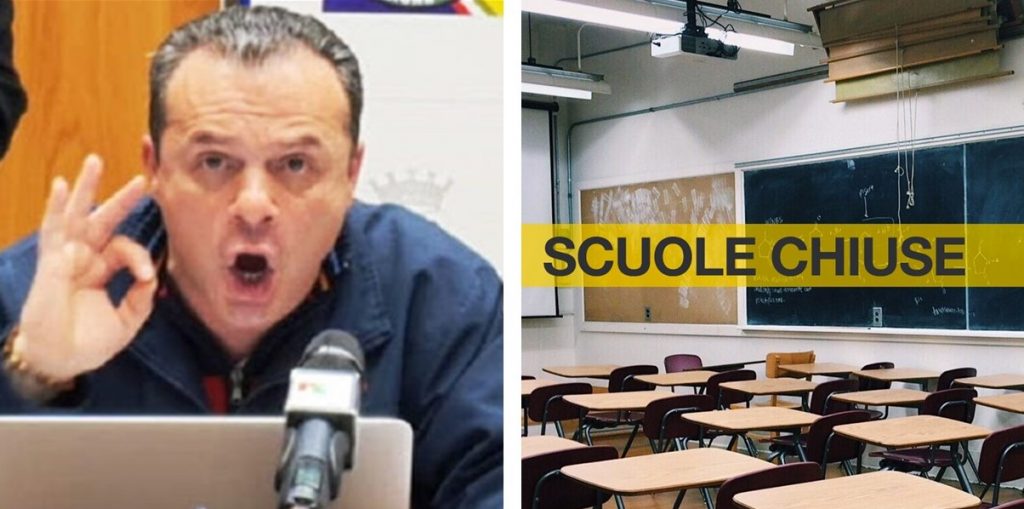 de luca sindaco messina e scuole chiuse