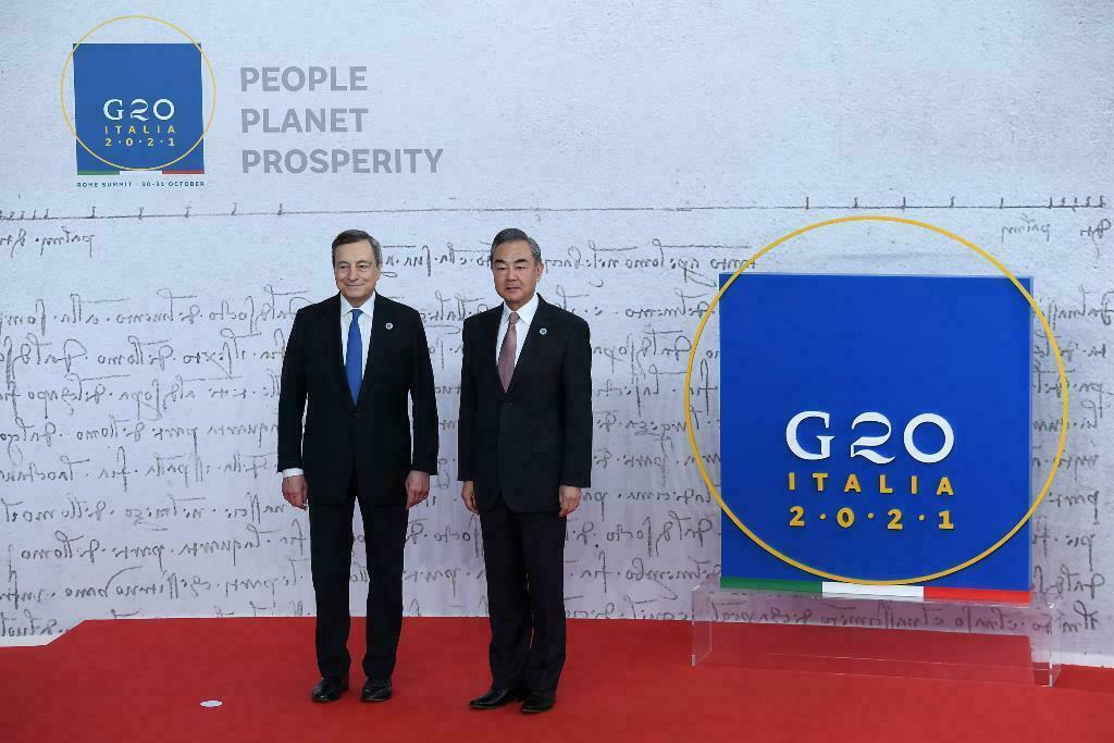 G20 Roma Screen G20, comincia il vertice a Roma: la Cina fa vacillare l'accordo sul ...