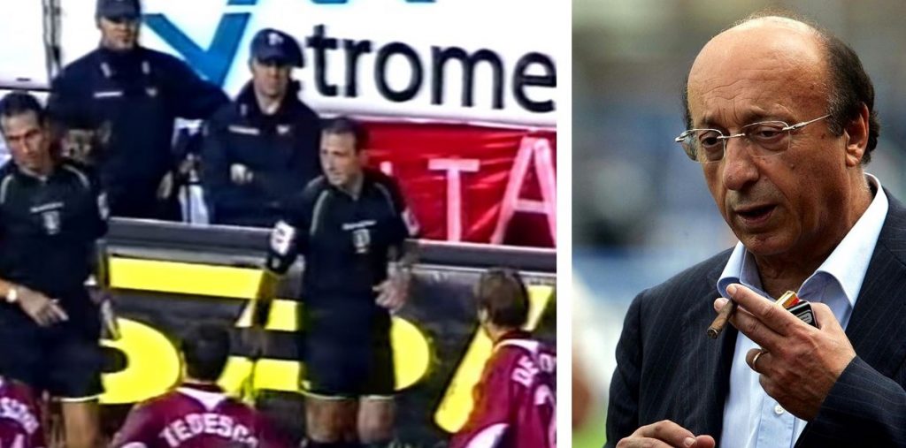 paparesta reggina juventus e moggi