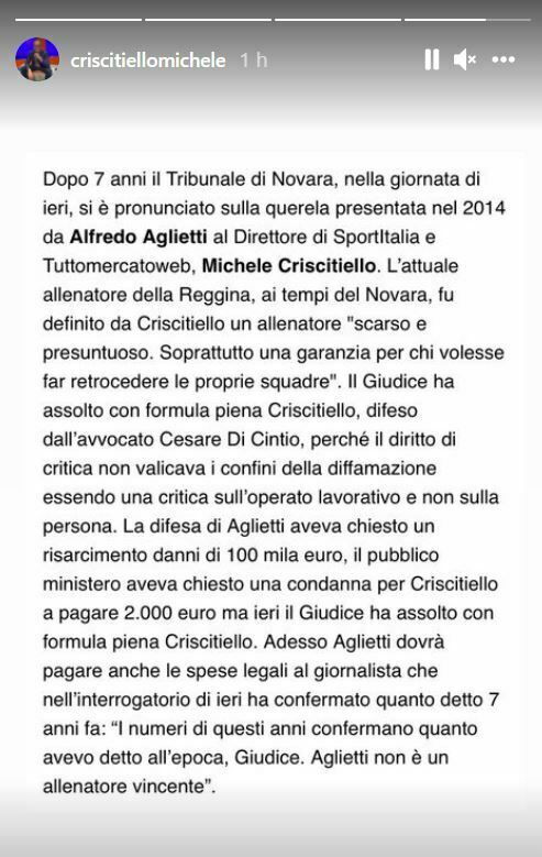 storia michele criscitiello aglietti