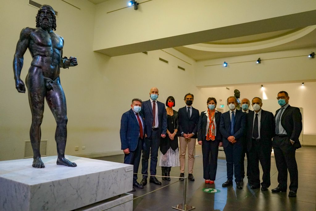 Il Ministro Messa - sala Bronzi