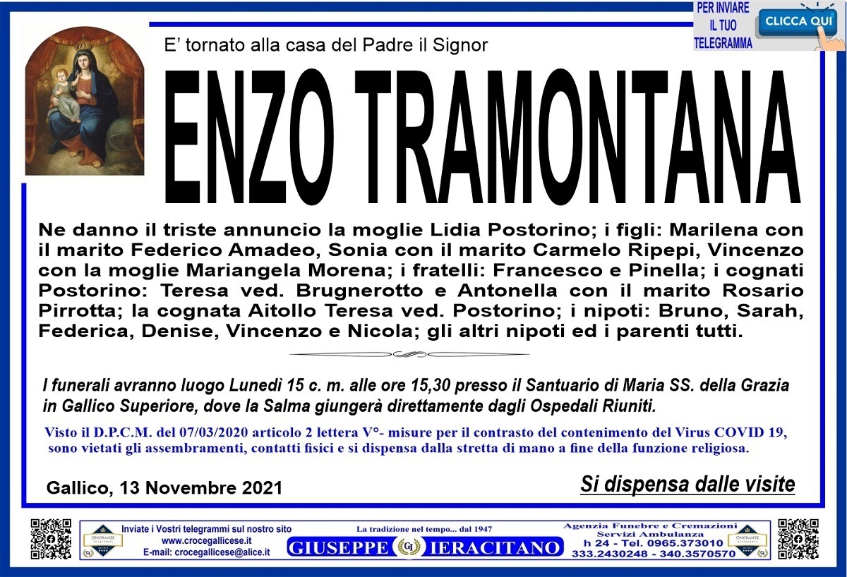 TRAMONTANA ENZO