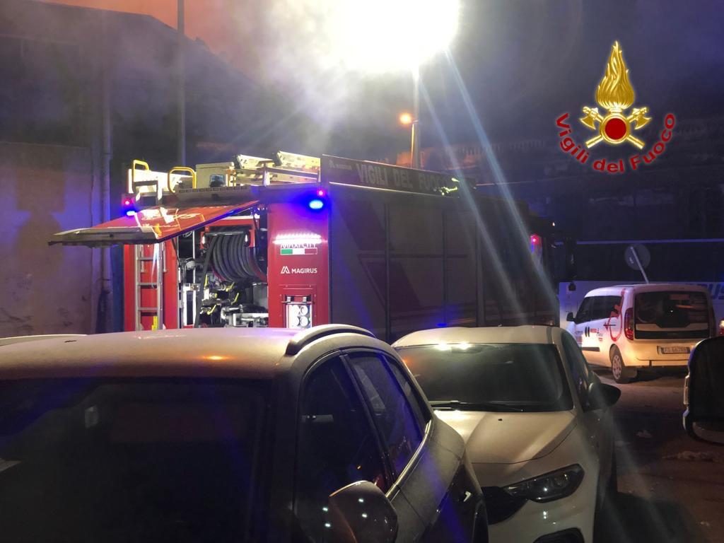 incendio casa del portuale messina
