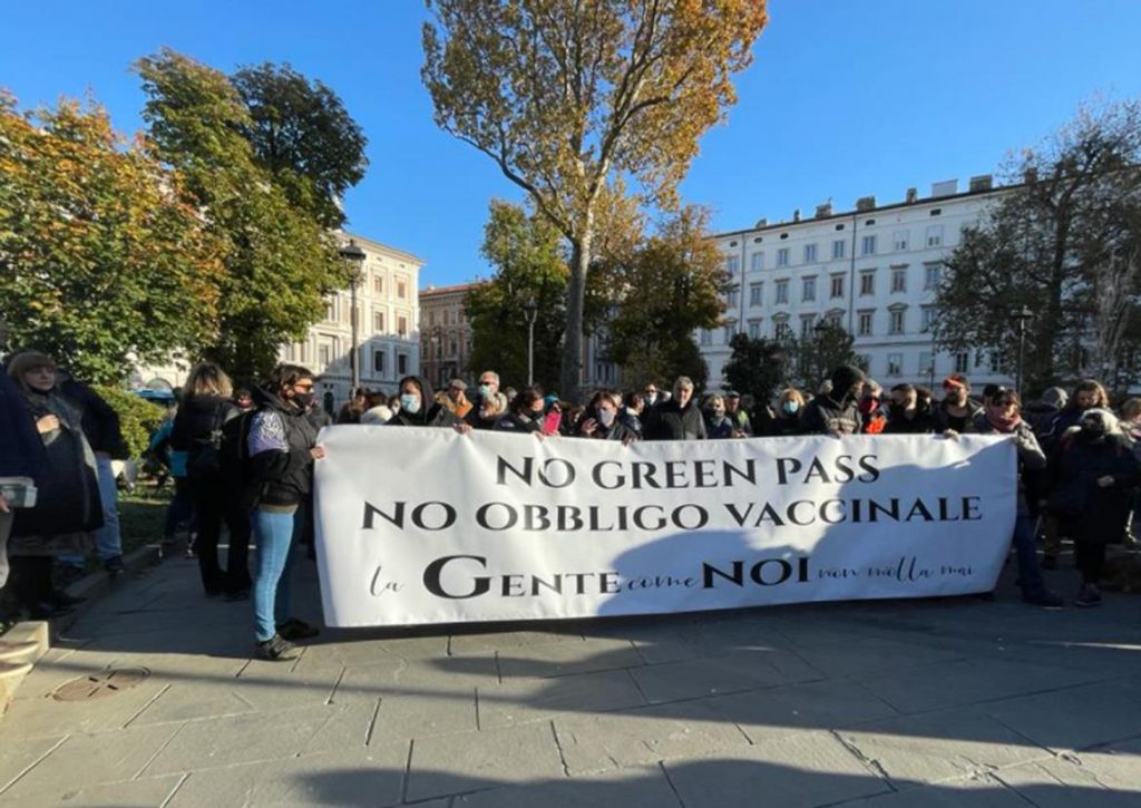 no-green-pass-trieste