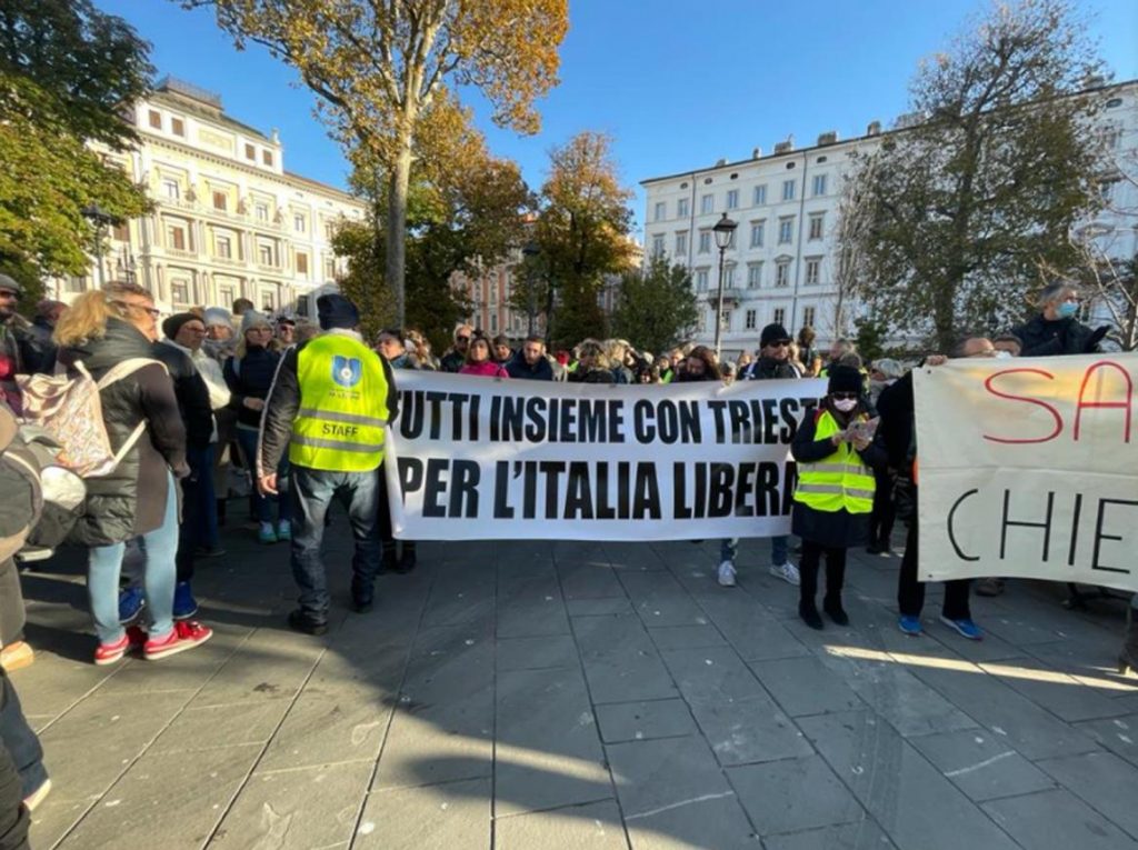 no-green-pass-trieste