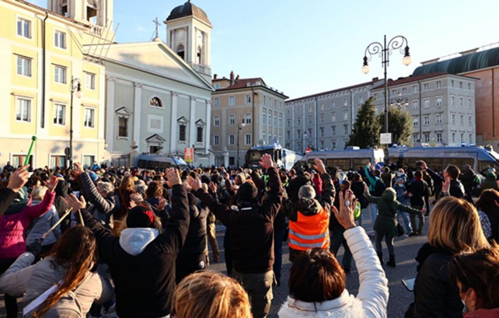 no-green-pass-trieste
