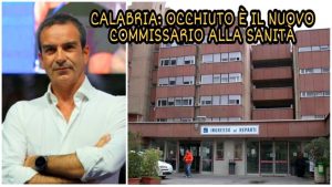 occhiuto nuovo commissario alla sanità in calabria