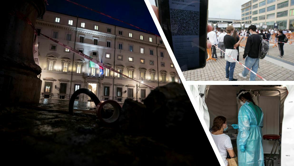 palazzo chigi super green pass