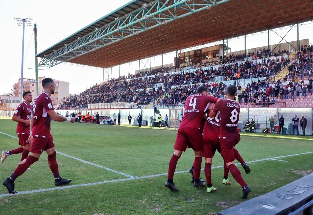 reggina-cremonese gol montalto esultanza