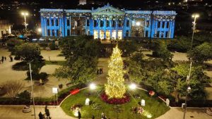 Accensione albero natale messina