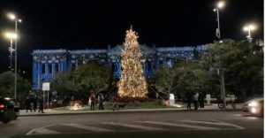 Accensione albero natale messina