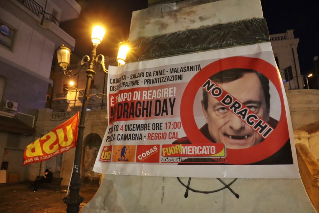 No Draghi Day a Reggio Calabria
