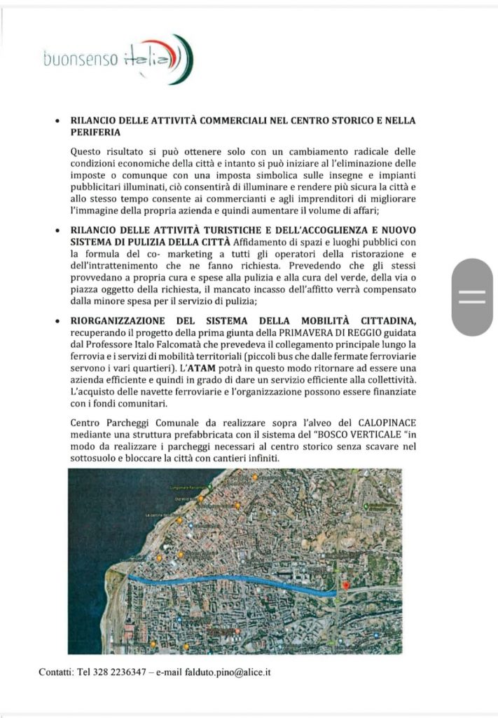 Proposte di buonsenso per la città di Reggio Calabria di Pino Falduto (1)