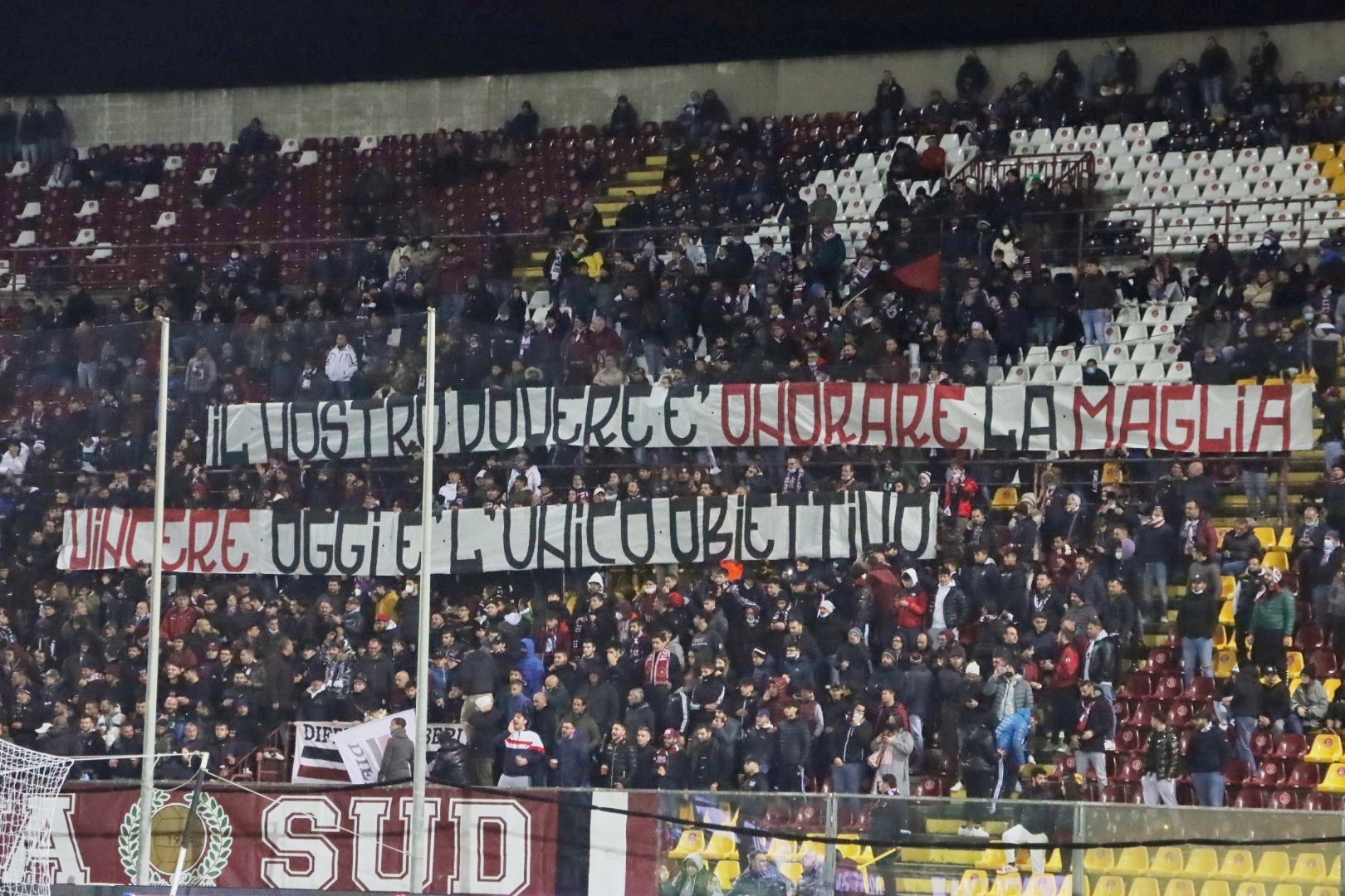Reggina-Alessandria Curva Sud tifosi Granillo
