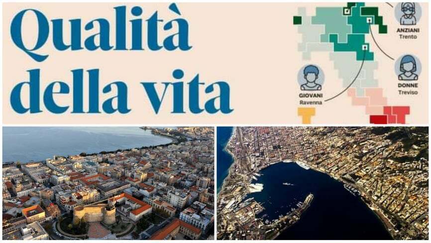 qualità della vita 2021 reggio calabria messina