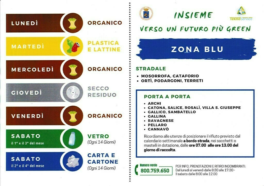 Reggio Calabria, zona gialla e zona blu ecco il nuovo calendario della