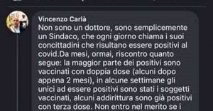 sindaco carlà contagi covid
