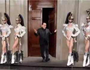 Berlusconi Meme corazzieri donna Quirinale