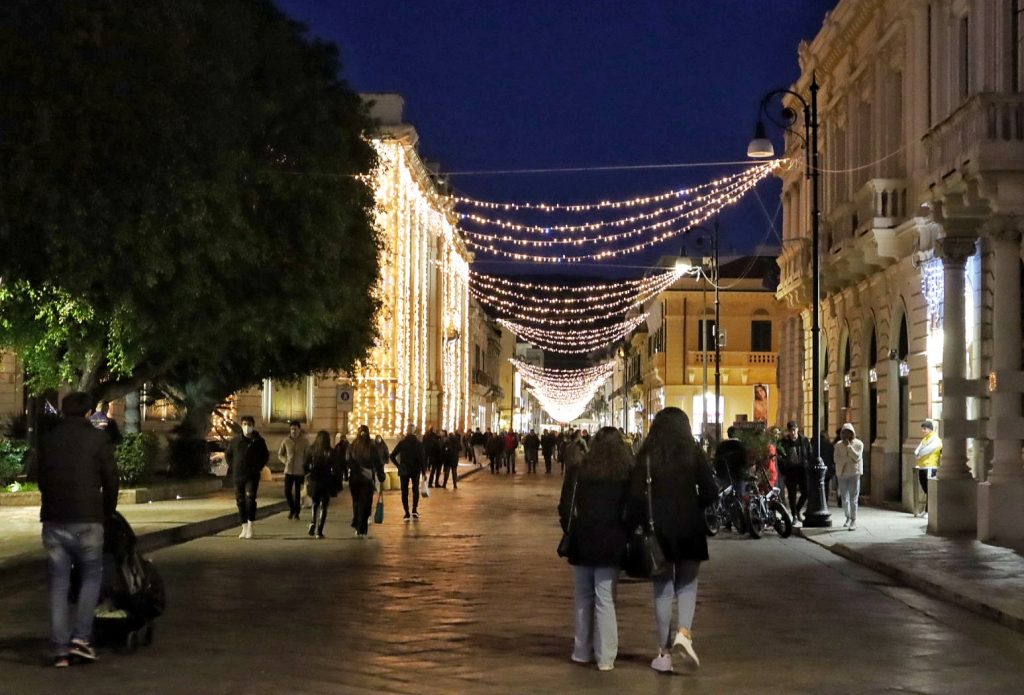 Luminarie Natale a Reggio Calabria