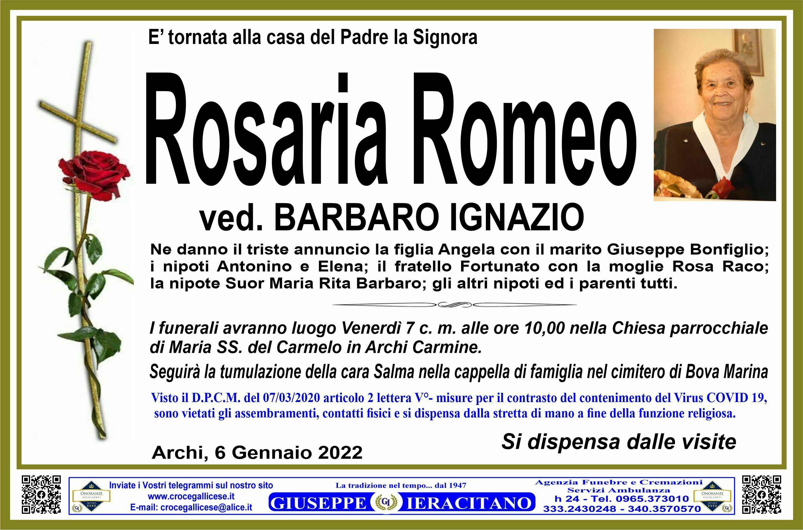 ROMEO ROSARIA