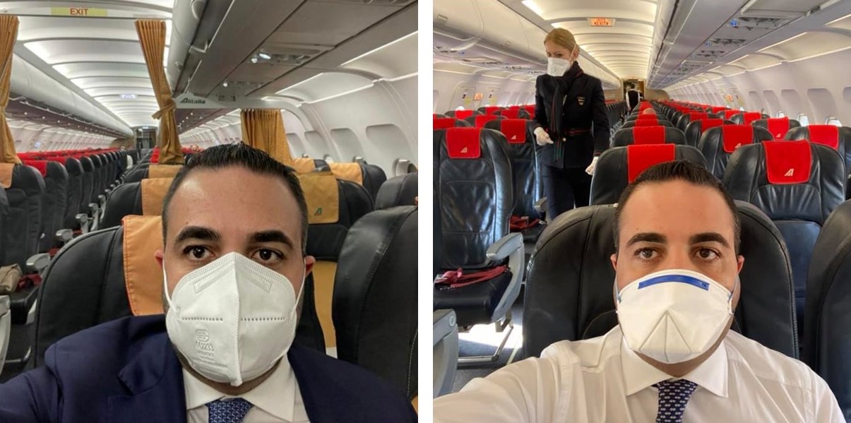 cannizzaro in aereo vuoto confronto