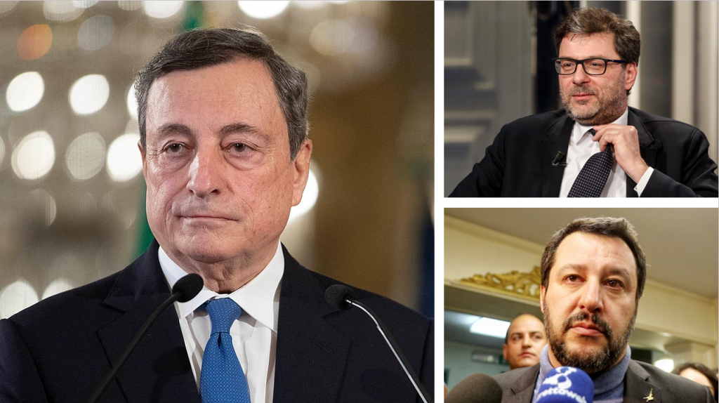 draghi-giorgetti-salvini
