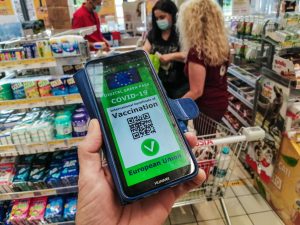 green pass supermercato