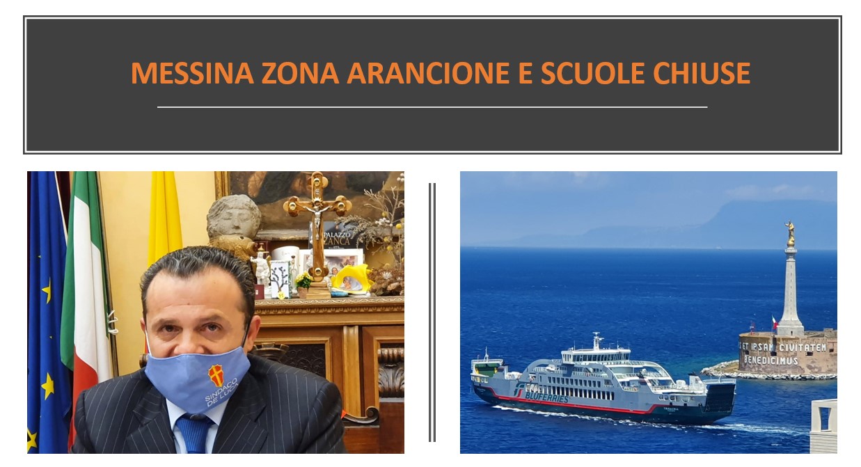 messina zona arancione e scuole chiuse