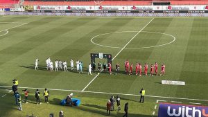 diretta monza-reggina ingresso in campo