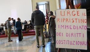 protesta no green pass università di torino