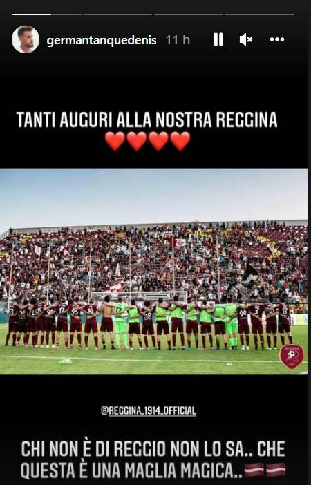 storia denis compleanno reggina