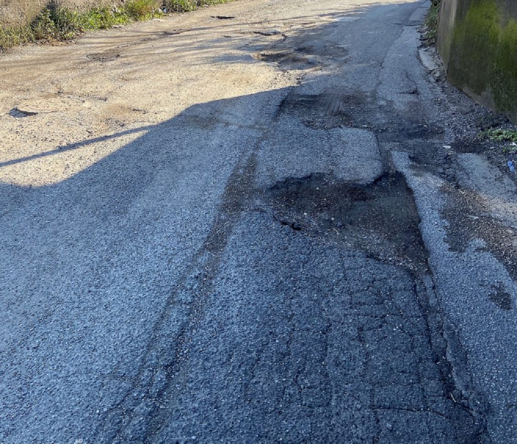 strada dissestata