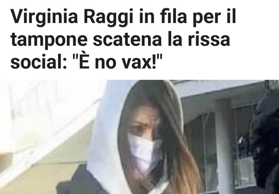 virginia raggi no vax