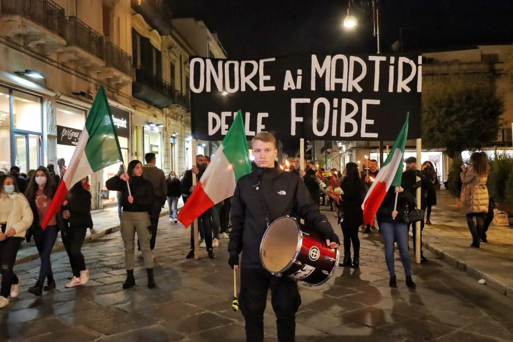 Fiaccolata Foibe reggio calabria