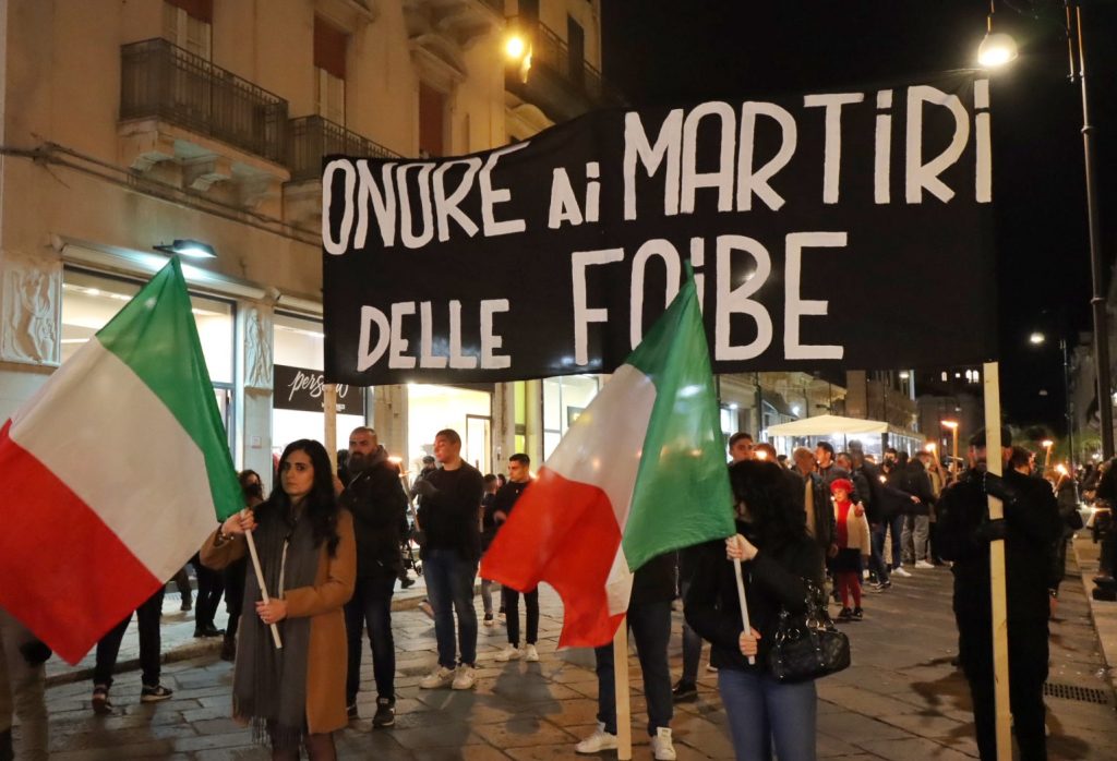 Fiaccolata Foibe reggio calabria