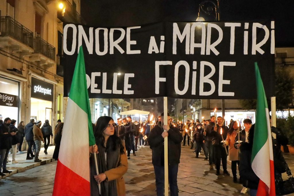 Fiaccolata Foibe reggio calabria
