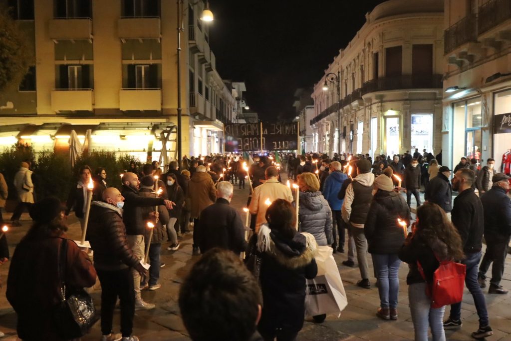 Fiaccolata Foibe reggio calabria