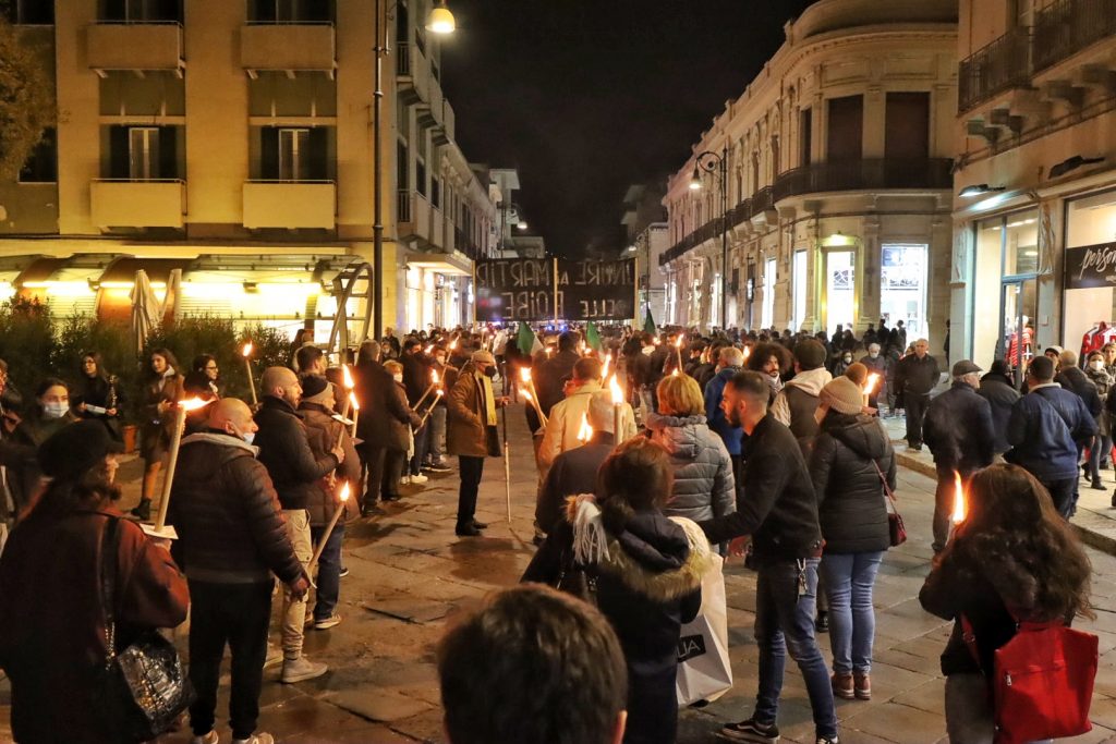 Fiaccolata Foibe reggio calabria