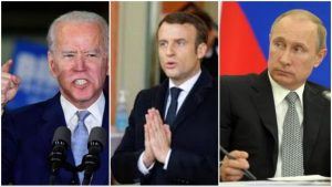 Macron mediatore incontro Putin Biden