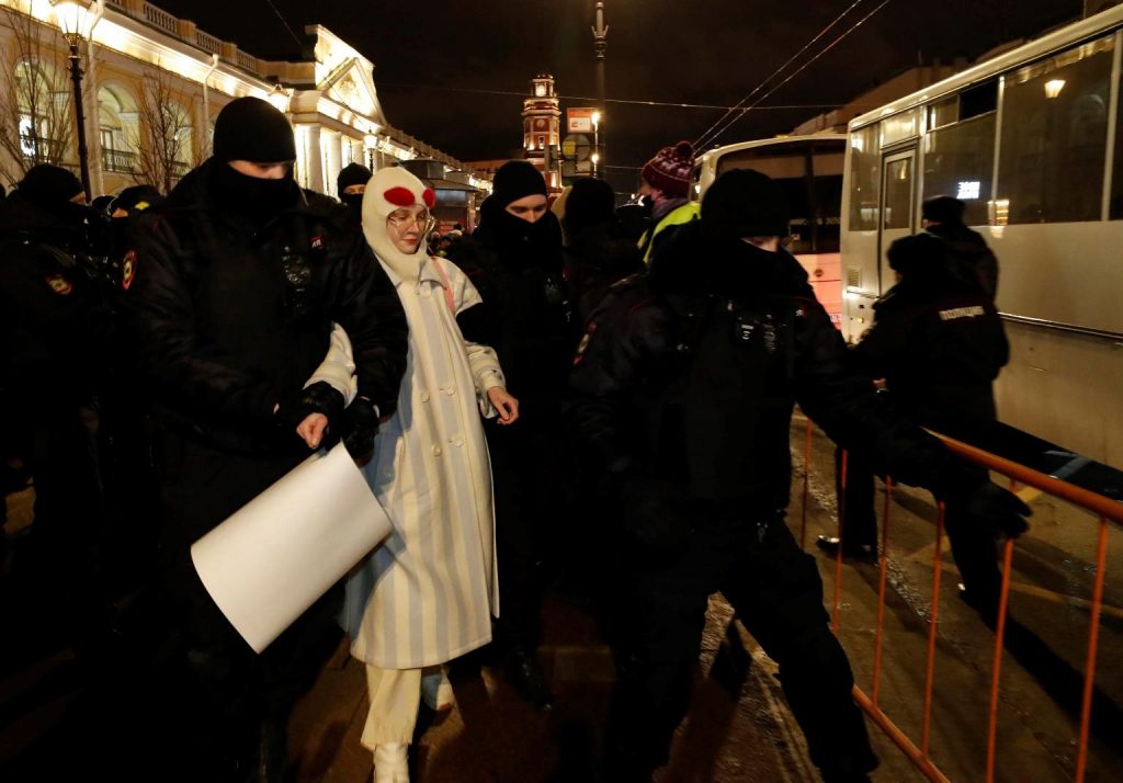 Proteste Russia contro Putin