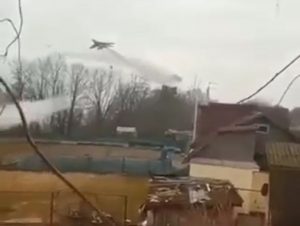 Raid aereo russo in Ucraina