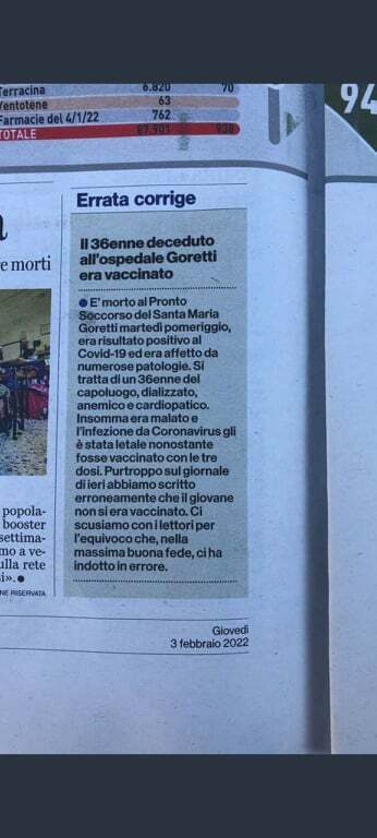 errata corrige latina oggi