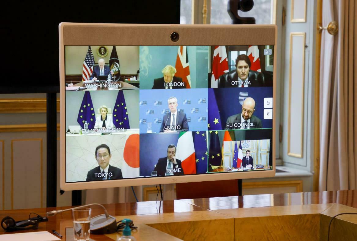 FRANCE G7 UKRAINE RUSSIA CONFLICT